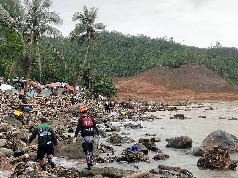 More than 170 people have been killed by floods and landslides caused by a storm in the Philippines.