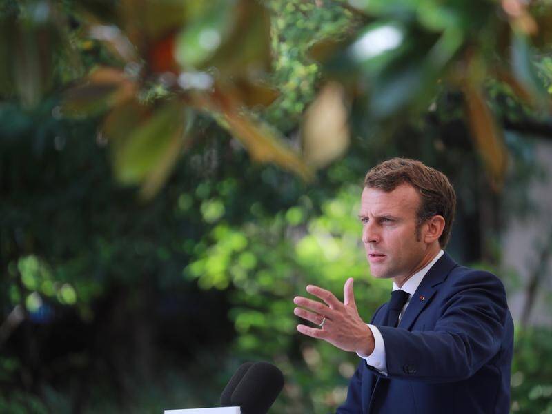French President Emmanuel Macron has accused the Turkish government of "provocations".
