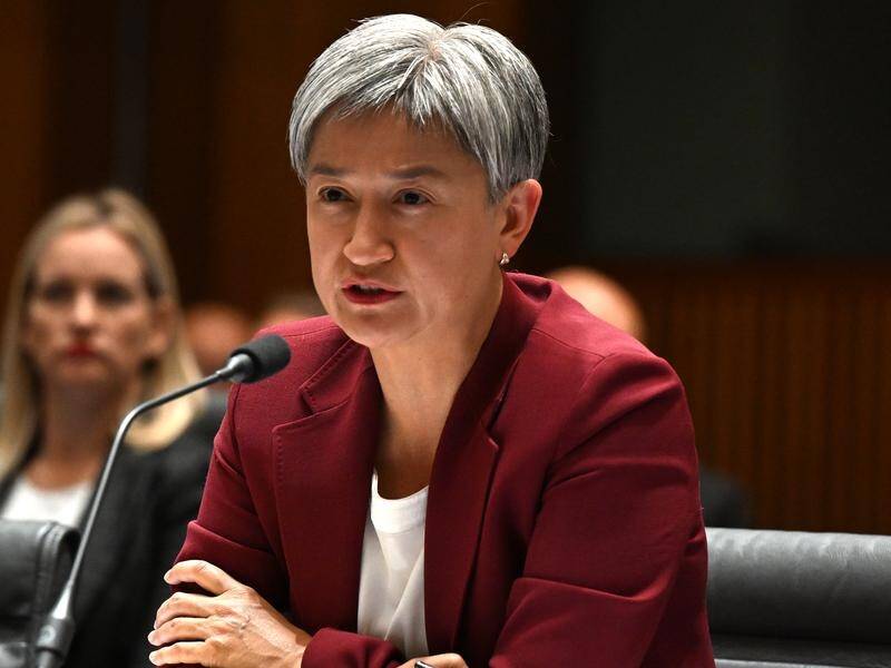 Australia's Uyghur community and survivors of China's camps have requested a meeting with Penny Wong (Mick Tsikas/AAP PHOTOS)