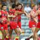 Gold Coast have dished out a 67-point thrashing to Hawthorn in their AFL clash in Darwin.