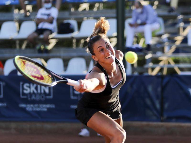 Petra Martic has defeated Luidmila Samsonova to progress to the Palermo Ladies Open quarter-finals.