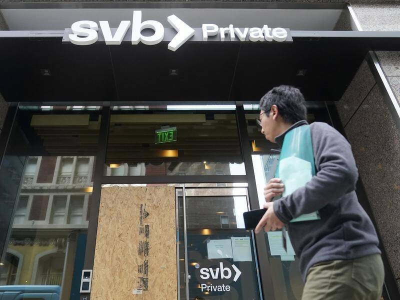Fallout from the collapse of US lenders Silicon Valley Bank and Signature Bank widened overnight. (AP PHOTO)