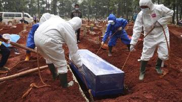 The COVID-19 pandemic killed more than 7 million people, according to the World Health Organisation. (AP PHOTO)