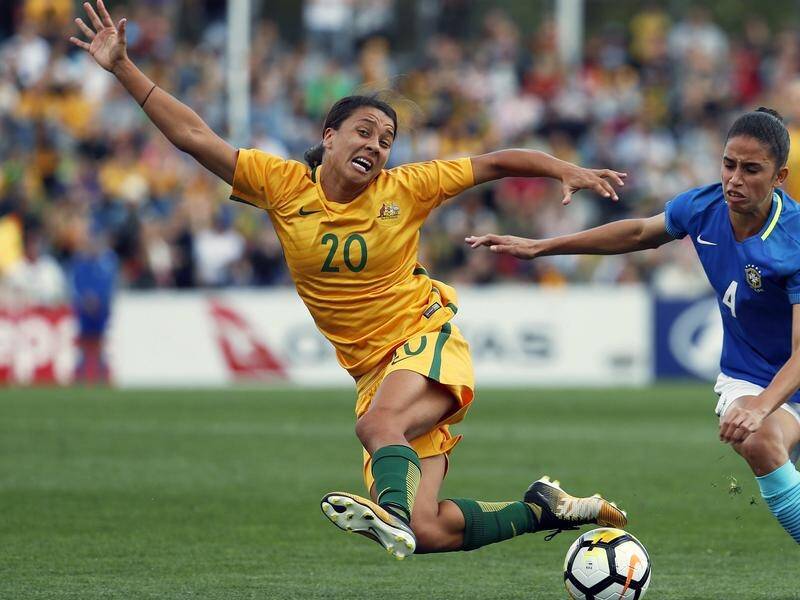 Australia's Sam Kerr may get the chance to play a World Cup at home.