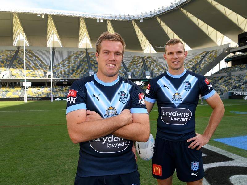 Tom Trbojevic (right) reckons he'll feel the absence of his big brother Jake (left) in Origin II.