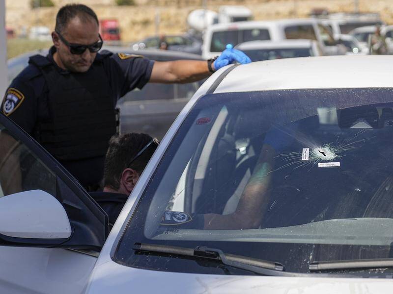 Israeli forces have shot and killed a Palestinian motorist as violence surges in the West Bank. (AP PHOTO)