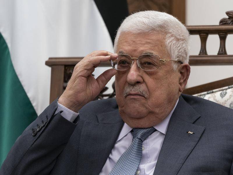 Palestinian leader Mahmoud Abbas has called for a "calm atmosphere" before President Biden's visit.