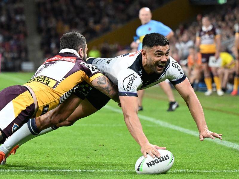 David Nofoaluma is preparing for his first NRL finals campaign during his loan deal with Melbourne. (Darren England/AAP PHOTOS)