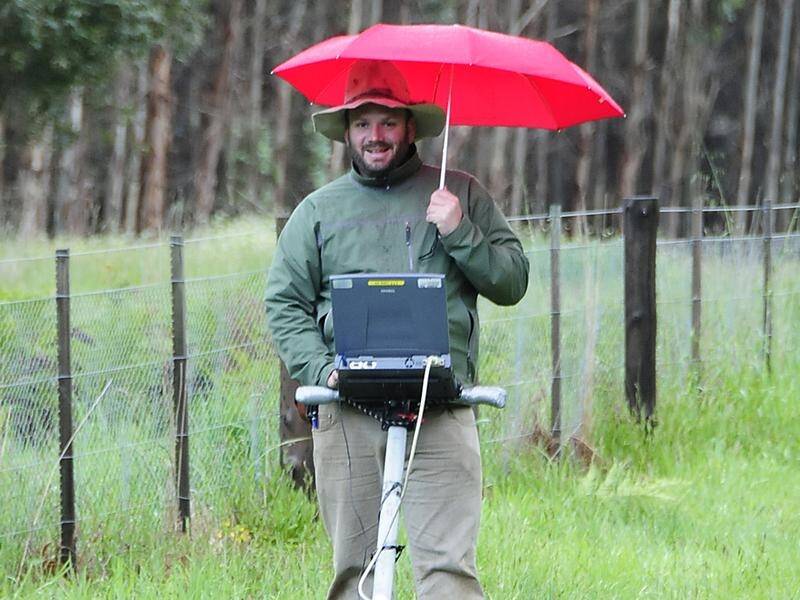 Ian Moffat from Flinders University uses Ground Penetrating Radar to find unmarked burials.