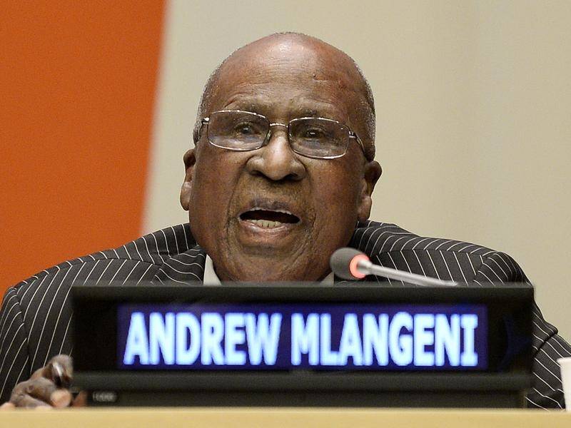 Andrew Mlangeni spent 27 years in prison with Nelson Mandela, Walter Sisulu and other activists.