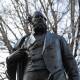 Hobart City Council has voted to remove the statue of former Tasmanian premier William Crowther. (Anthony Corke/AAP PHOTOS)