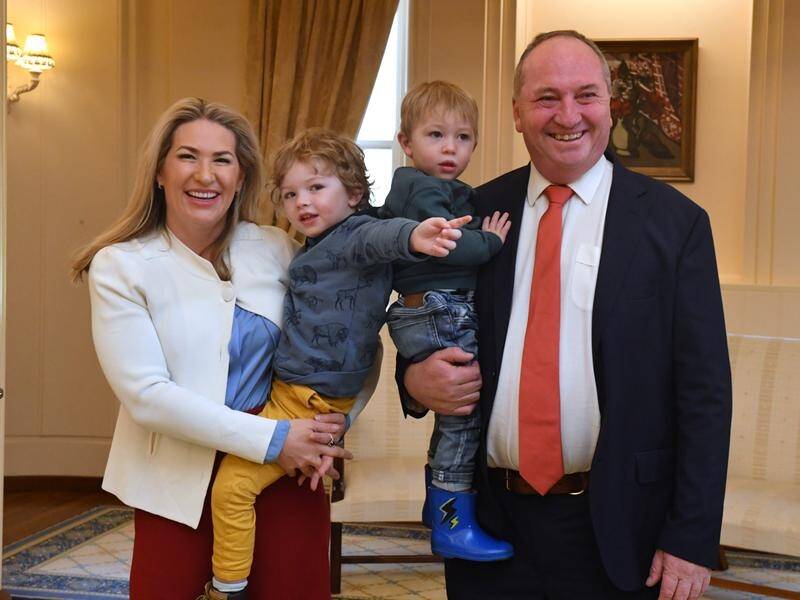 The father of Barnaby Joyce's partner Vikki Campion will stand at election for Clive Palmer's UAP.