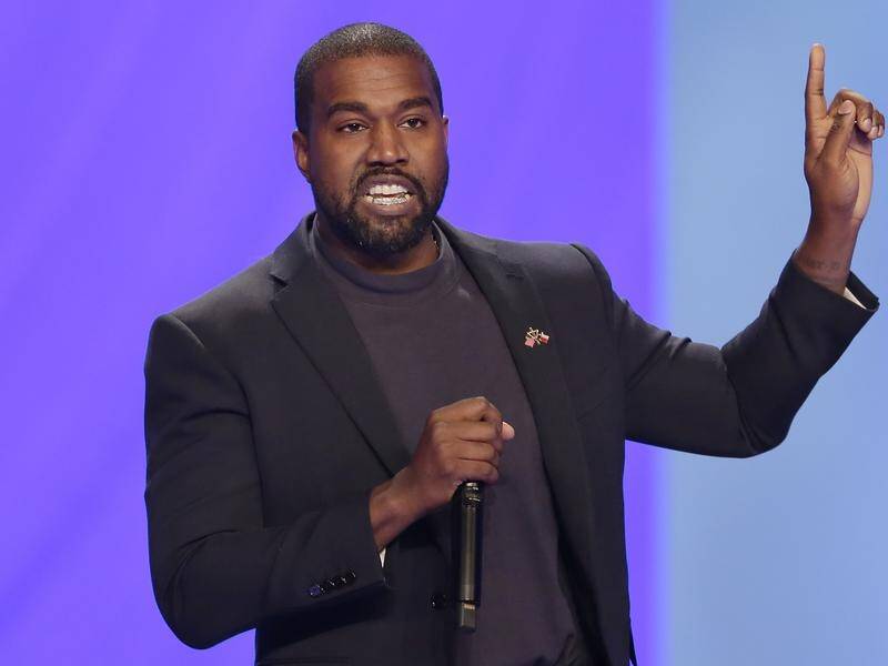 Kanye West has held his first rally for his US presidential campaign.
