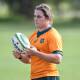 Brumbies hooker Lachlan Lonergan will make his first Test start for Australia in Argentina. (Darren England/AAP PHOTOS)