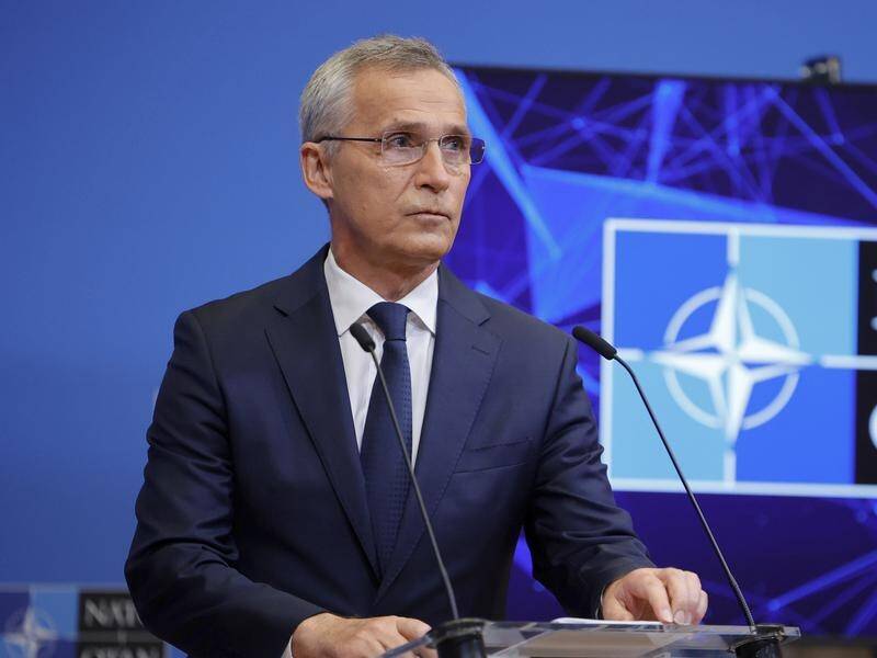 Russia must not be allowed to win the war in Ukraine, NATO Secretary-General Jens Stoltenberg says. (AP PHOTO)