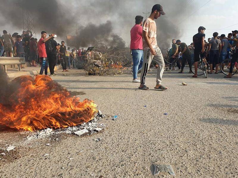 More than 100 people have been killed as protesters call for the removal of the Iraq government.