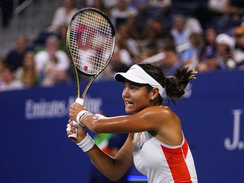 Emma Raducanu's US Open title defence ended in the first round. (AP PHOTO)