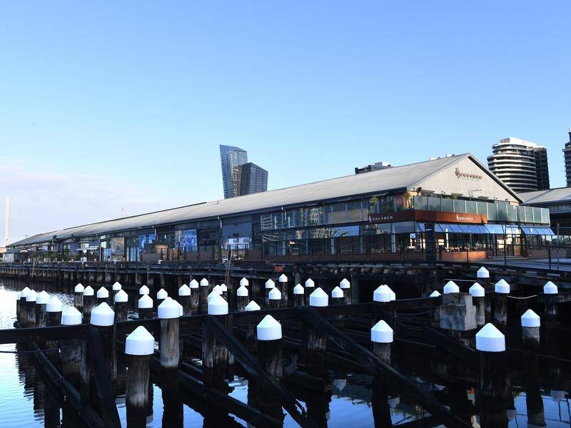 A century-old pier in Melbourne's Docklands precinct has been shut down because it's dangerous.