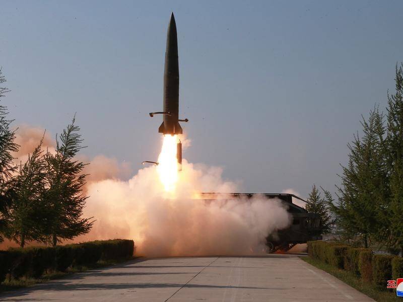 Officials say North Korea has test-fired two ballistic missiles into the sea. (file photo)