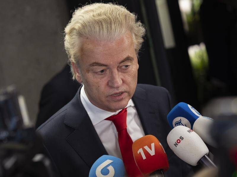 Party for Freedom leader Geert Wilders says coalition partners accepted the core of his program. (AP PHOTO)