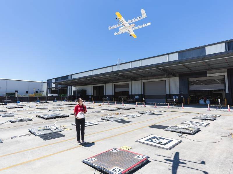 Google's drone delivery arm Wing signs a deal with DoorDash to deliver goods in Logan, Queensland. (PR HANDOUT IMAGE PHOTO)