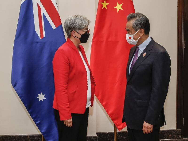 Foreign Minister Penny Wong met her Chinese counterpart Wang Yi at the G20 meeting in Bali.