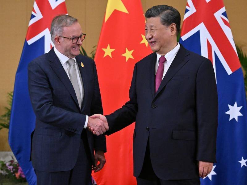Australia has started to repair its relationship with the Chinese government. (Mick Tsikas/AAP PHOTOS)
