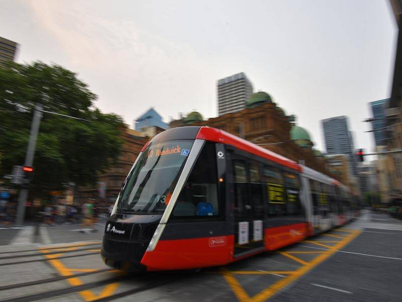 Sydney's light rail network was expected to run at full speed within six months.