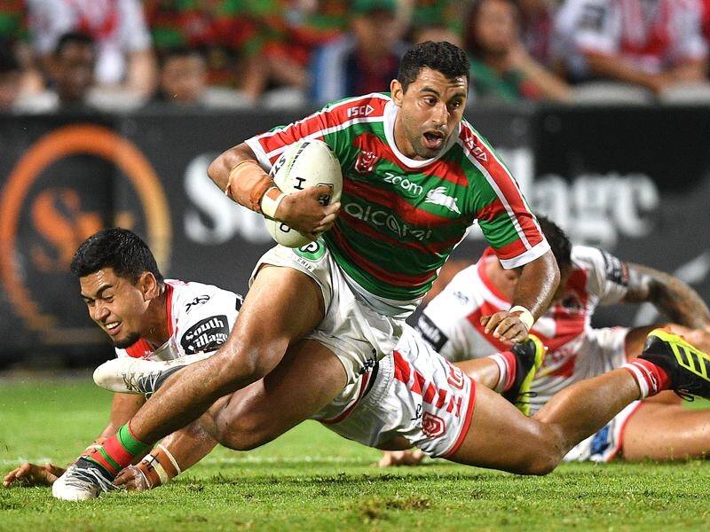Alex Johnston is out of action for Souths for up to a month with a knee injury.
