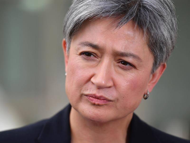 Penny Wong says the prime minister's refusal to sign up to net zero emissions has left him isolated.