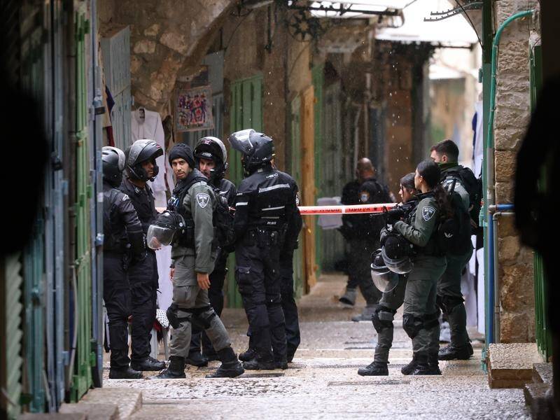 One person has been killed and others injured after a Palestinian gunman opened fire in Jerusalem.