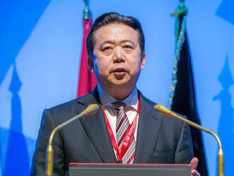 Former Interpol chief Meng Hongwei has admitted to taking bribes, Chinese state media reports.
