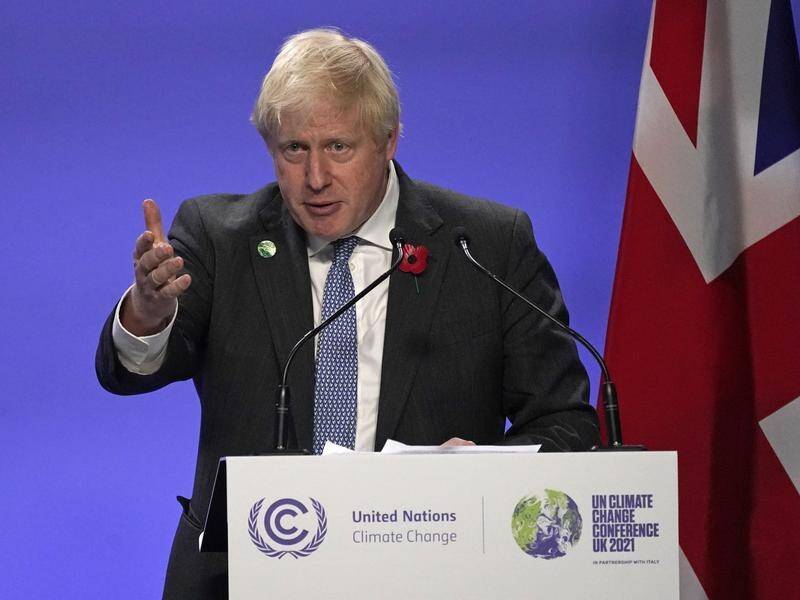 "It is time for nations to put aside differences," Boris Johnson has told COP26 negotiators.