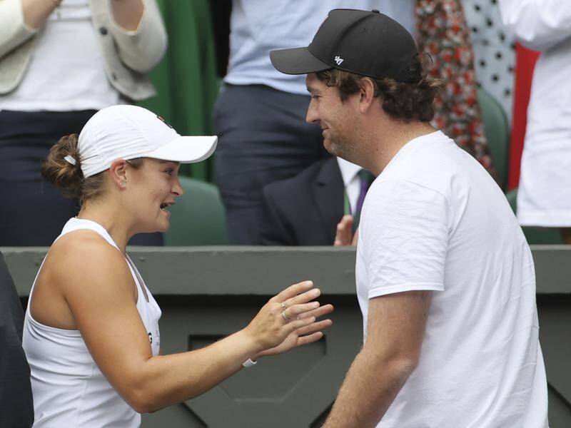 Ash Barty celebrated her major title victory at Wimbledon with Garry Kissick.