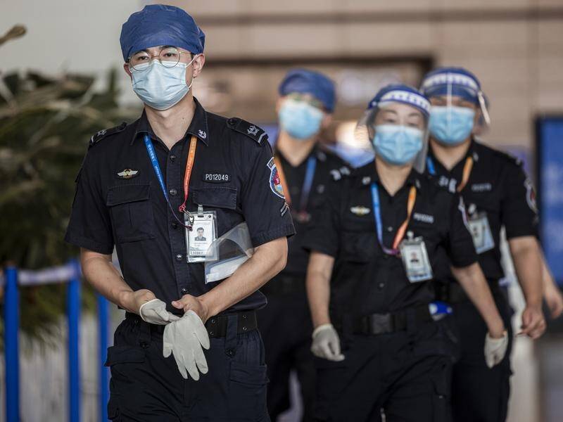 COVID-19 infections were found in cargo workers at one of Shanghai's airports at the weekend.
