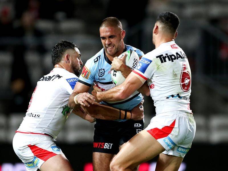 Cronulla will miss star fullback Will Kennedy in Saturday's NRL derby with St George Illawarra. (Brendon Thorne/AAP PHOTOS)