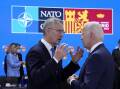NATO head Jens Stoltenberg says Russian leader Vladimir Putin "is getting more NATO on his borders".