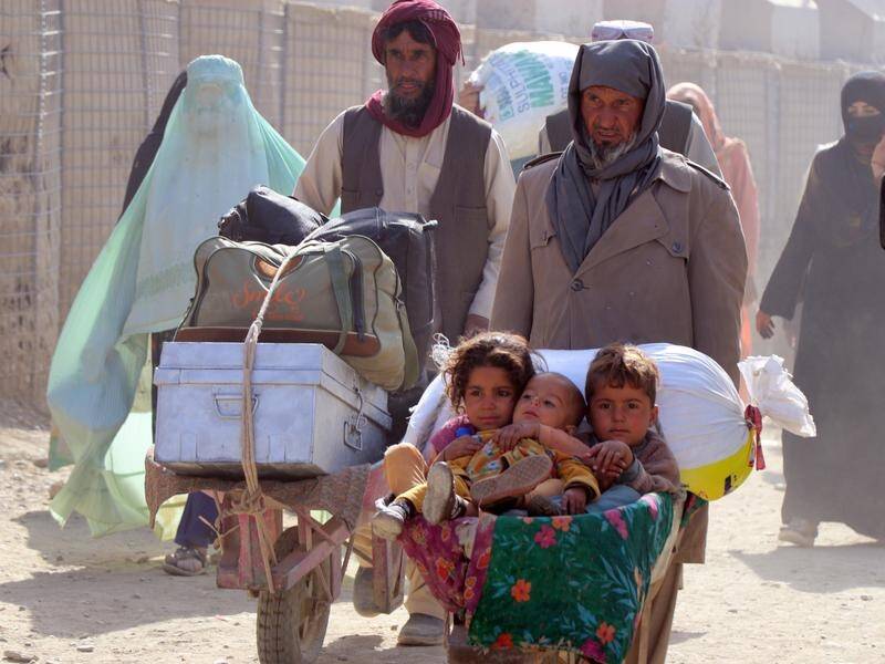 Afghanistan is on the brink of a humanitarian and economic crisis, the Taliban says.