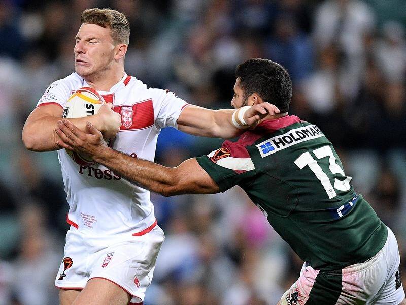 George Williams (l) could be as good as Gareth Widdop when he comes to Canberra, Thomas Burgess says