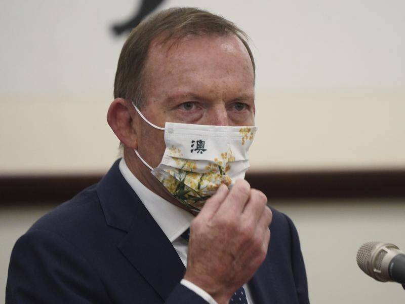 Former prime minister Tony Abbott is visiting Taiwan in an unofficial capacity, the government says.