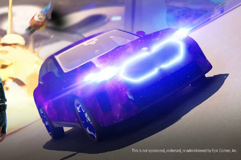 BMW cache son nouveau iX2 électrique dans le le jeu vidéo Fortnite