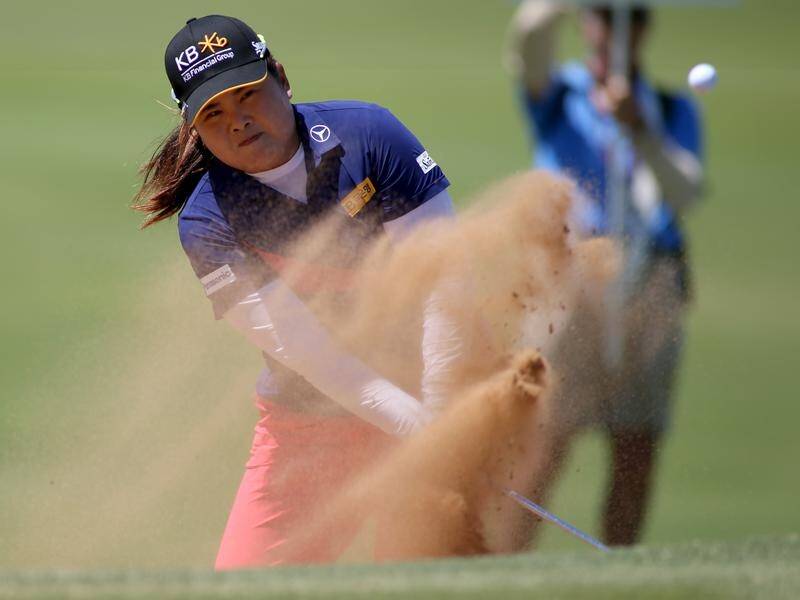 Inbee Park has strolled to a three-shot win at the Women's Australian Open at Royal Adelaide.