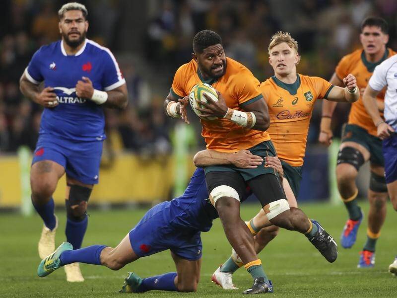 The Western Force have signed Isi Naisarani (c) for the rest of the Super Rugby season. (AP PHOTO)