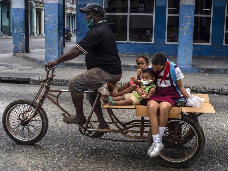 A surge in coronavirus cases in Cuba has been attributed to US travellers visiting family.
