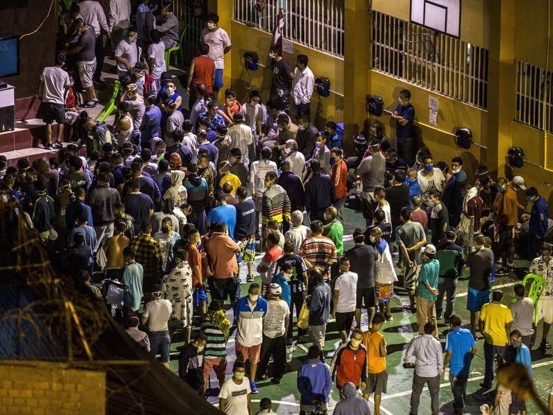Nine prisoners died in a coronavirus-linked riot at the Miguel Castro prison in Peru, officials say.