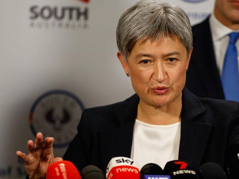 Penny Wong says Australia is being transparent with China and other countries about the AUKUS deal. (Matt Turner/AAP PHOTOS)