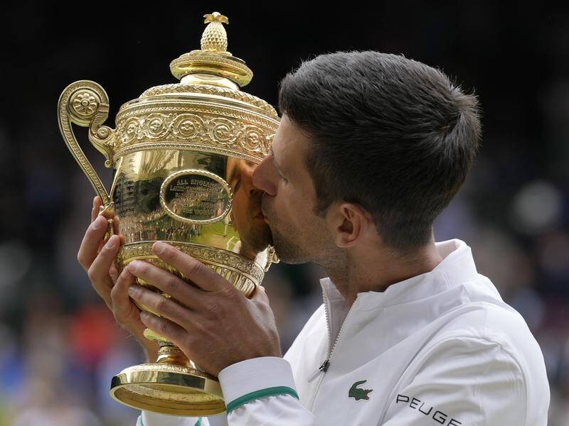 Novak Djokovic has claimed a record equalling 20th grand slam title with his Wimbledon triumph.