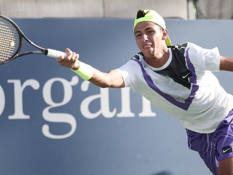 Alexei Popyrin is out of the Stockholm Open, losing in the second round to Denis Shapovalov.