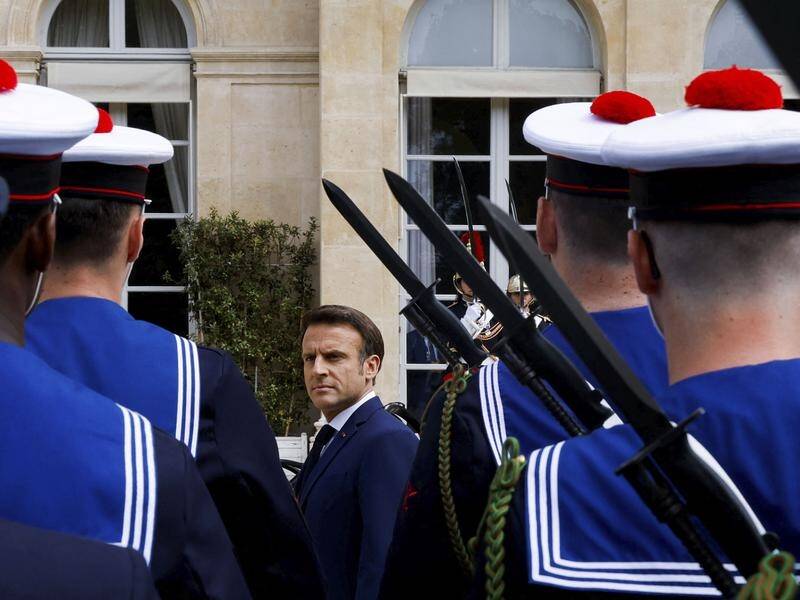 Emmanuel Macron has been sworn in for his second five-year term as president of France.