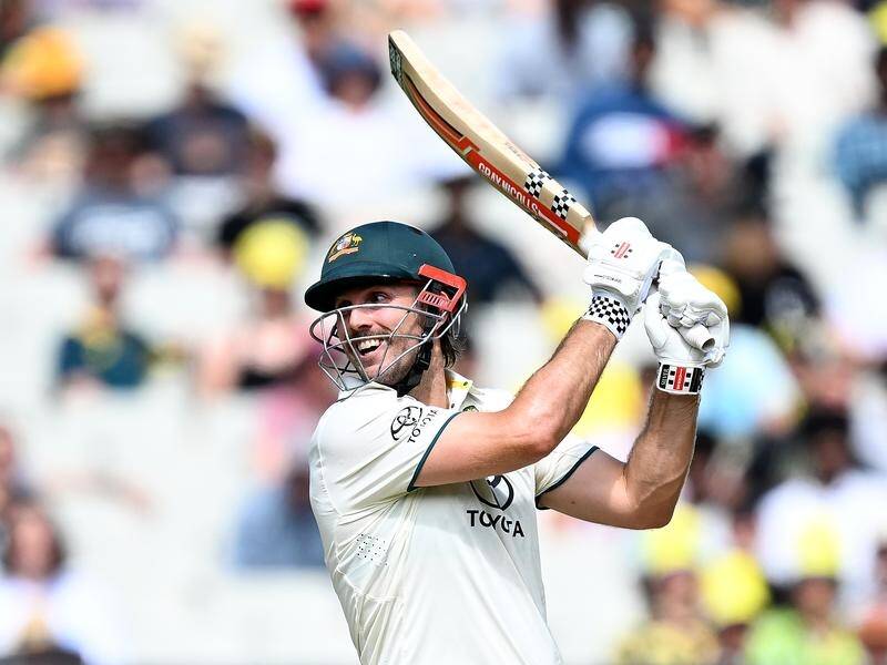 Mitch Marsh is in a much happier place now than when he was at the MCG in 2018. (James Ross/AAP PHOTOS)